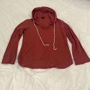 Drew scoop neck hoodie top, size S
